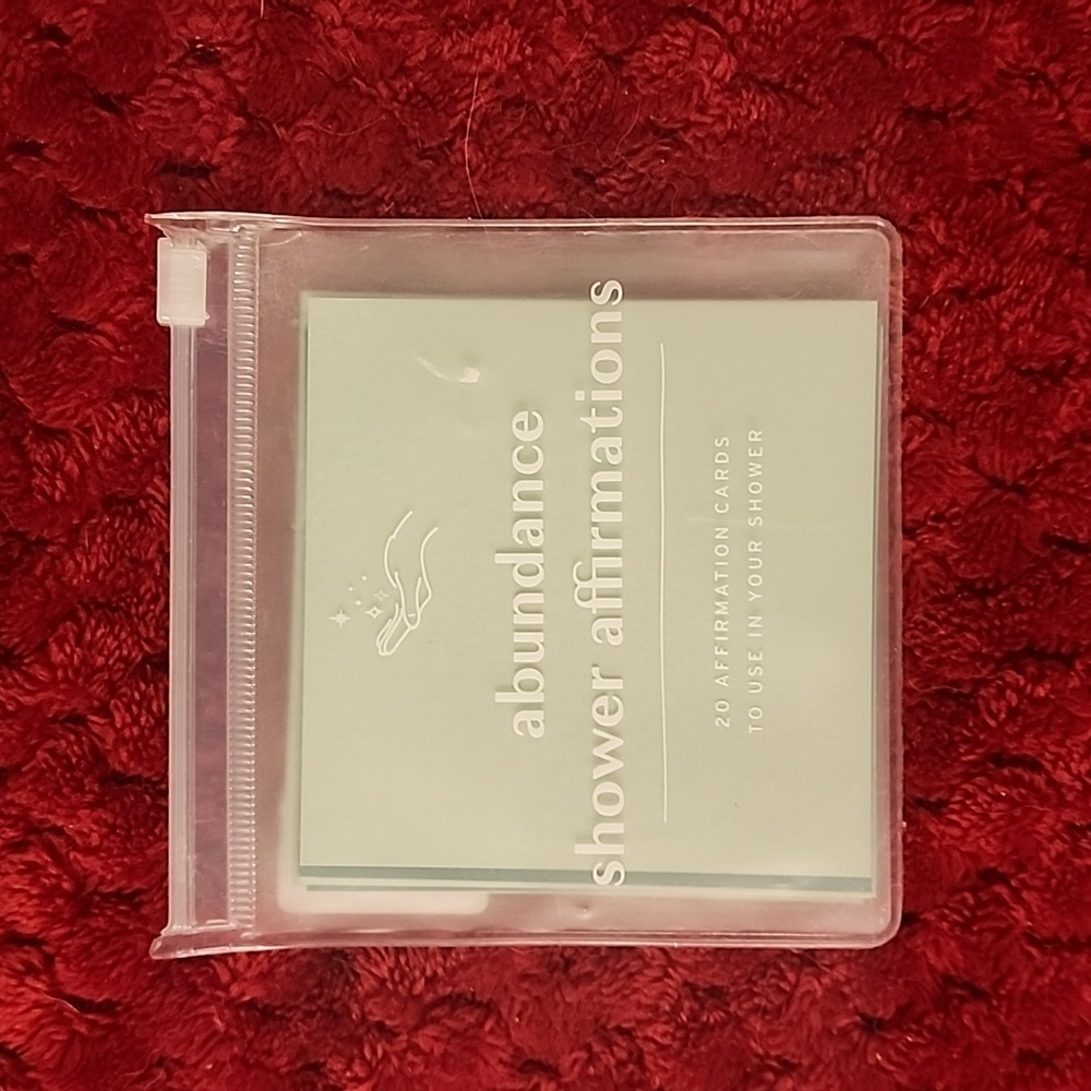 Abundance shower affirmations